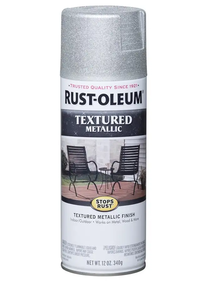 RUST-OLEUM Rust-Oleum STOP RUST SPRAY PAINT METALC TXTRD SILVER - 251053