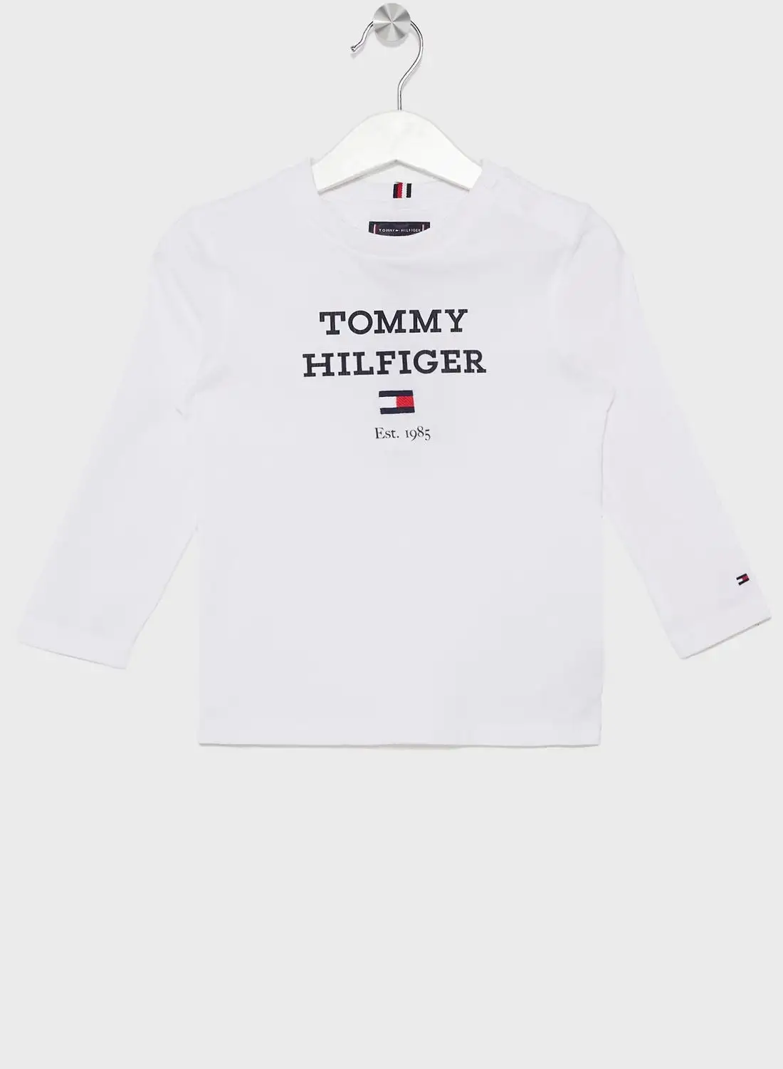 تي شيرت بشعار تومي هيلفيغر للأطفال