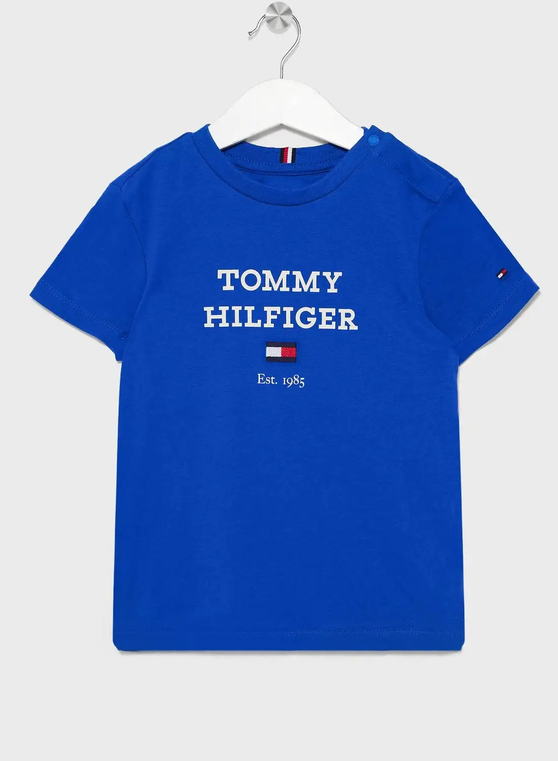 تي شيرت بشعار تومي هيلفيغر للأطفال
