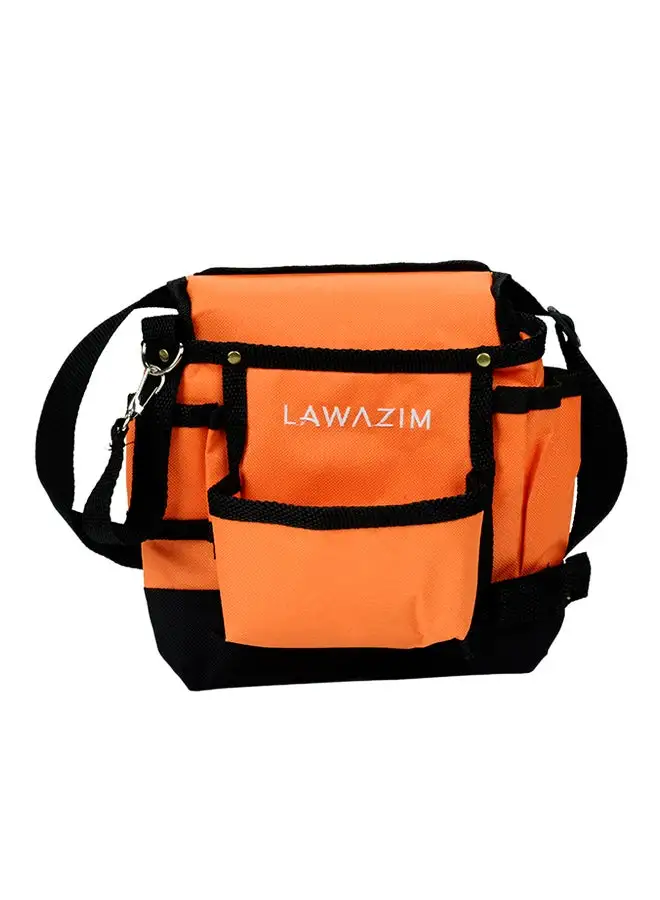 LAWAZIM Hand Tools Organizer Pouch Bag Black/Red 16 x 8 x 25cm