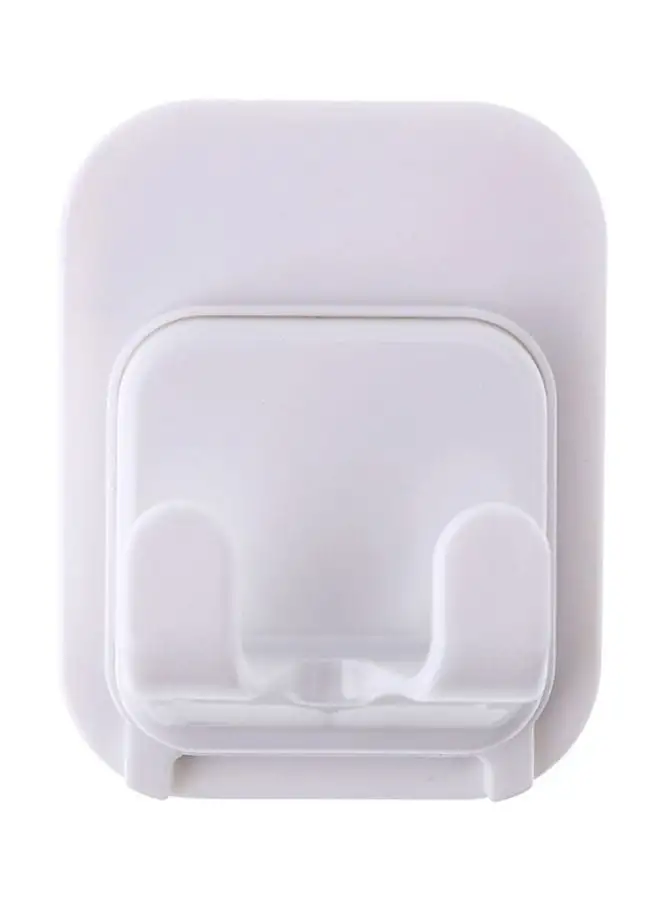 LAWAZIM Shower Head Adhesive Hook White 10x18cm