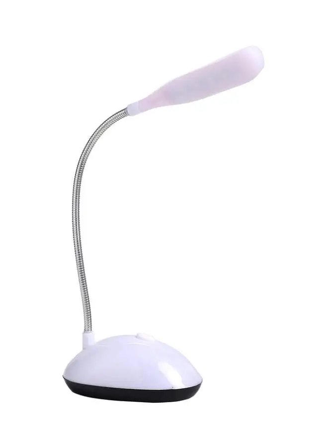 LAWAZIM Extendable Mini Desk Lamp White 5x8.5x28.5cm