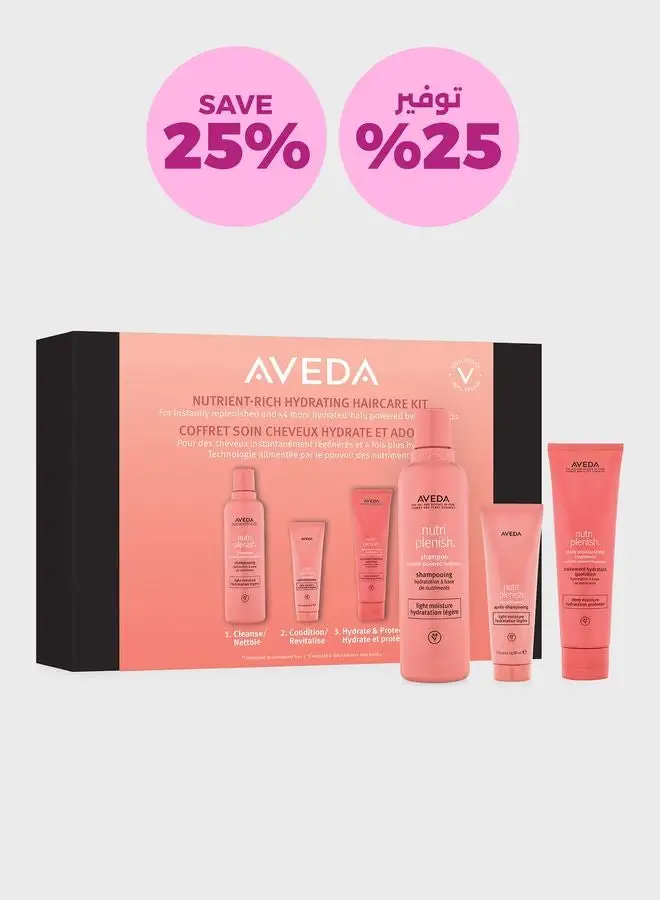 AVEDA Nutriplenish Nutrient Rich Hydrating Haircare Kit, Savings 25%