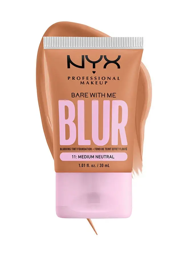 NYX PROFESSIONAL MAKEUP Bare With Me Blur Tint Foundation - Medium Neutral