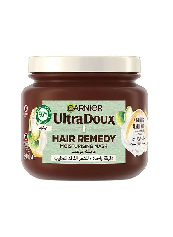 Garnier Ultra Doux Almond Milk moisturising Hair Remedy Mask for dehydrated hair 340ml