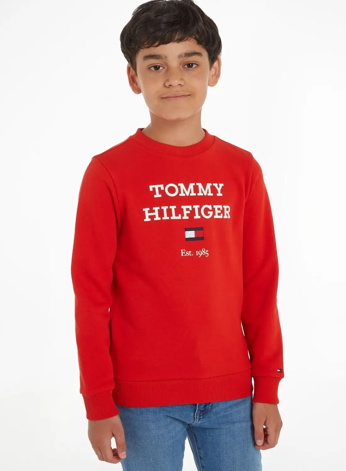TOMMY HILFIGER Kids Logo Sweatshirt