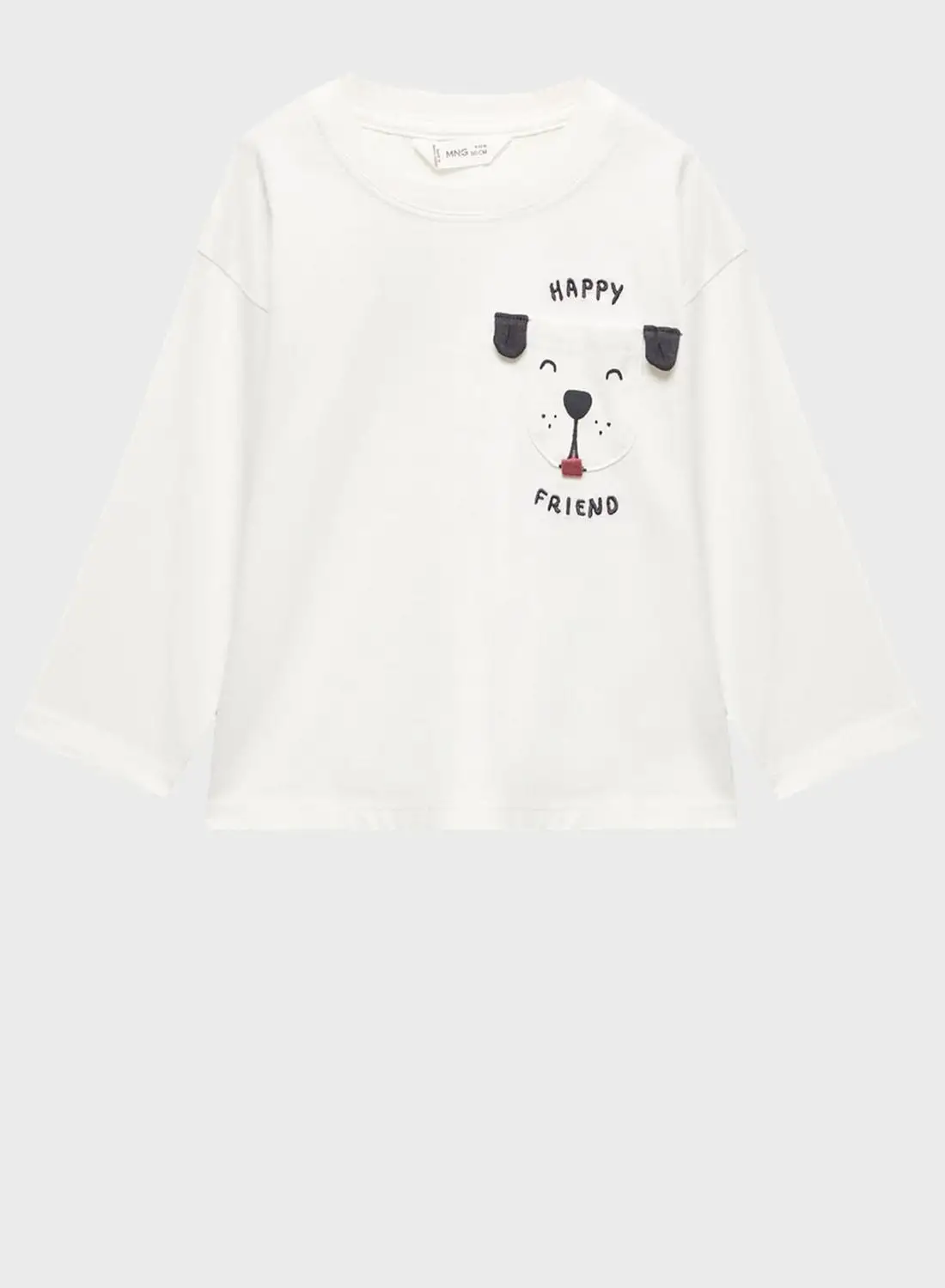 MANGO Kids Puppy Print T-Shirt