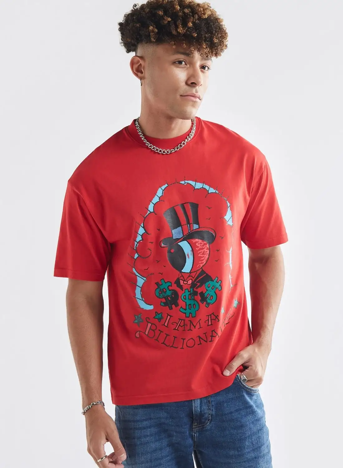 FAV Graphic Crew Neck T-Shirt