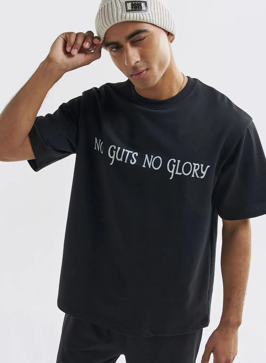 FAV Slogan Crew Neck T-Shirt