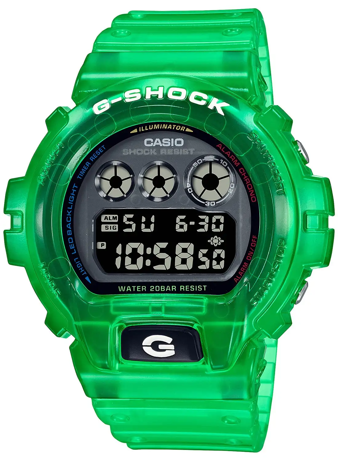 G-SHOCK Men's Digital Resin Wrist Watch DW-6900JT-3DR - 40 Mm