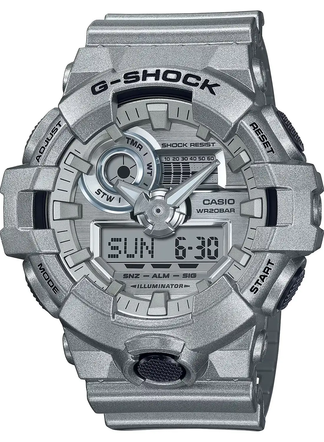 G-SHOCK Men's Analog+Digital Resin Wrist Watch GA-700FF-8ADR - 45 Mm