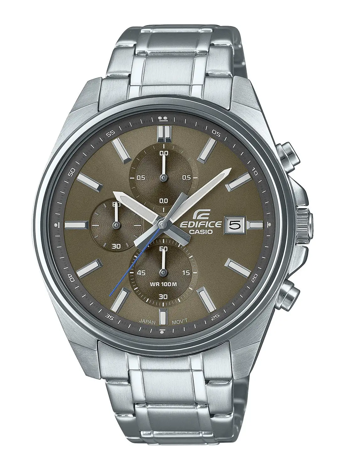 CASIO Men's Analog Stainless Steel Wrist Watch EFV-610D-5CVUDF - 42 Mm