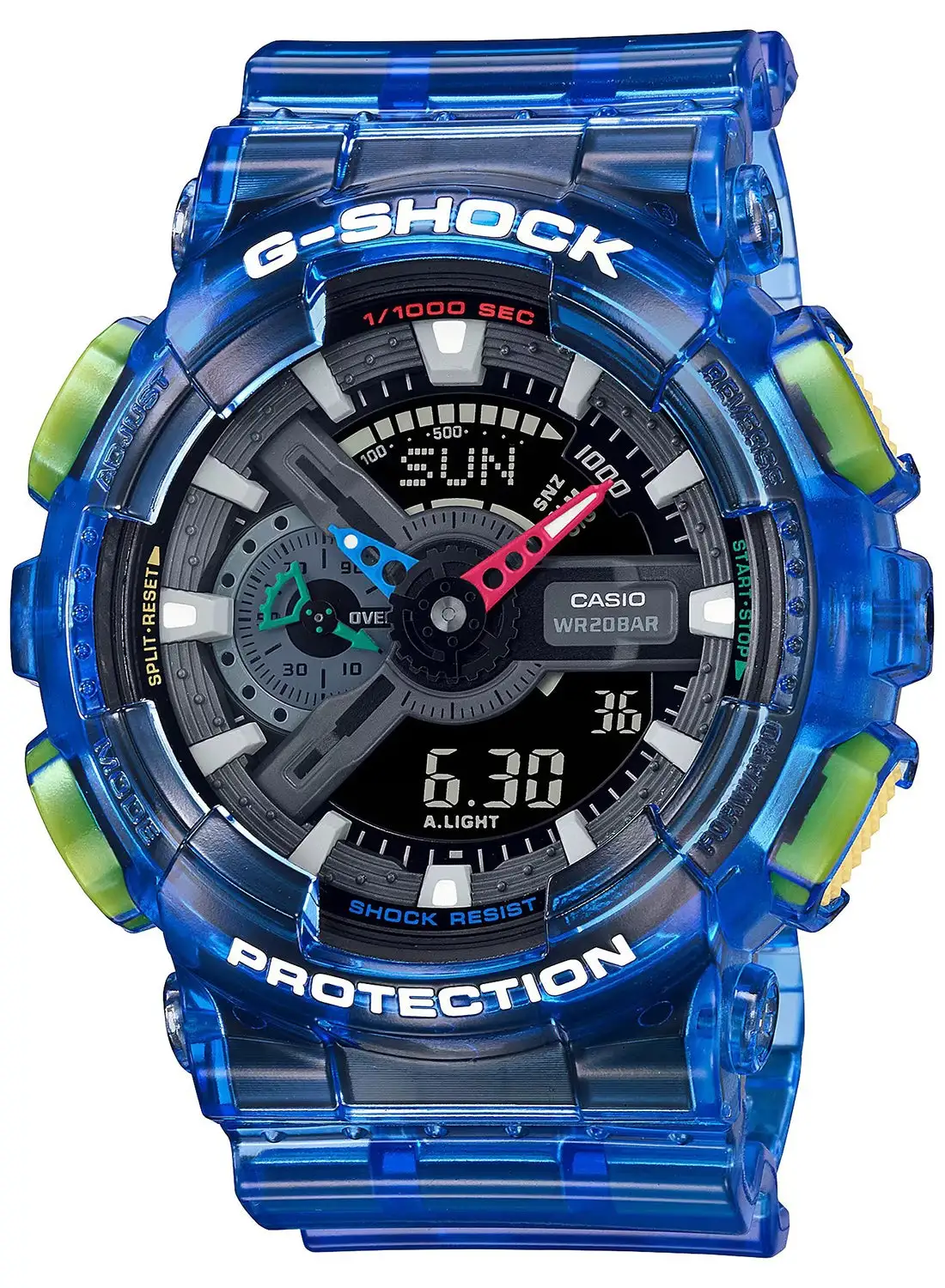 G-SHOCK Men's Analog+Digital Resin Wrist Watch GA-110JT-2ADR - 45 Mm