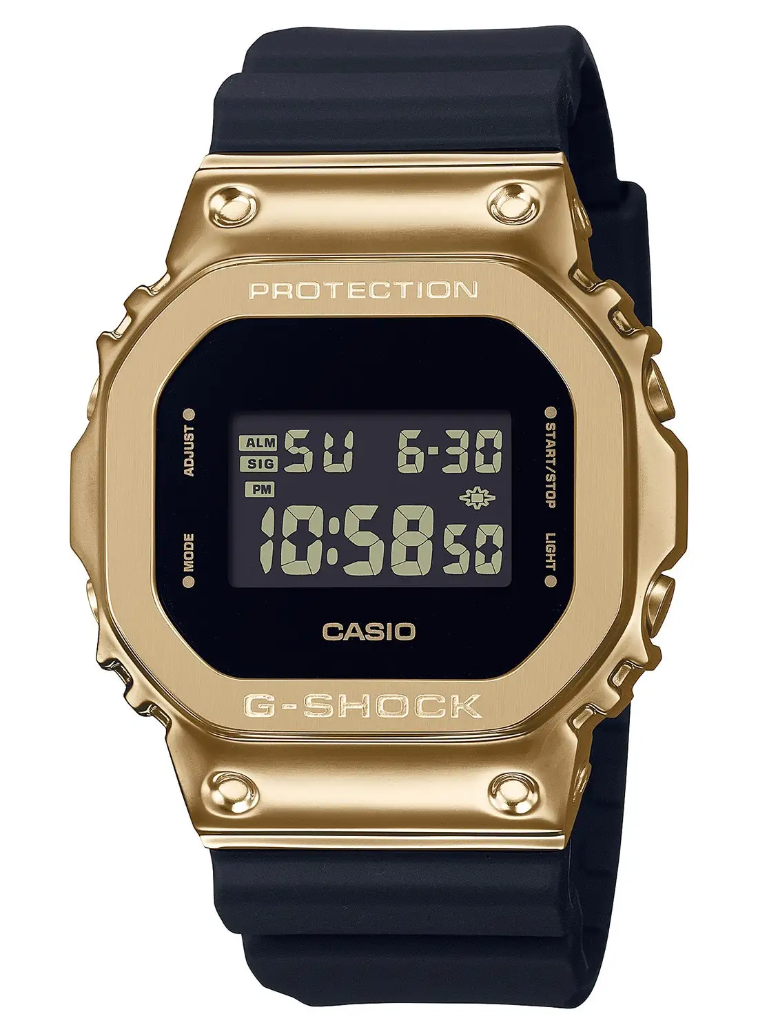 جي شوك ساعة يد رجالية أنالوج+رقمية راتنج GM-5600G-9DR - 42 ملم
