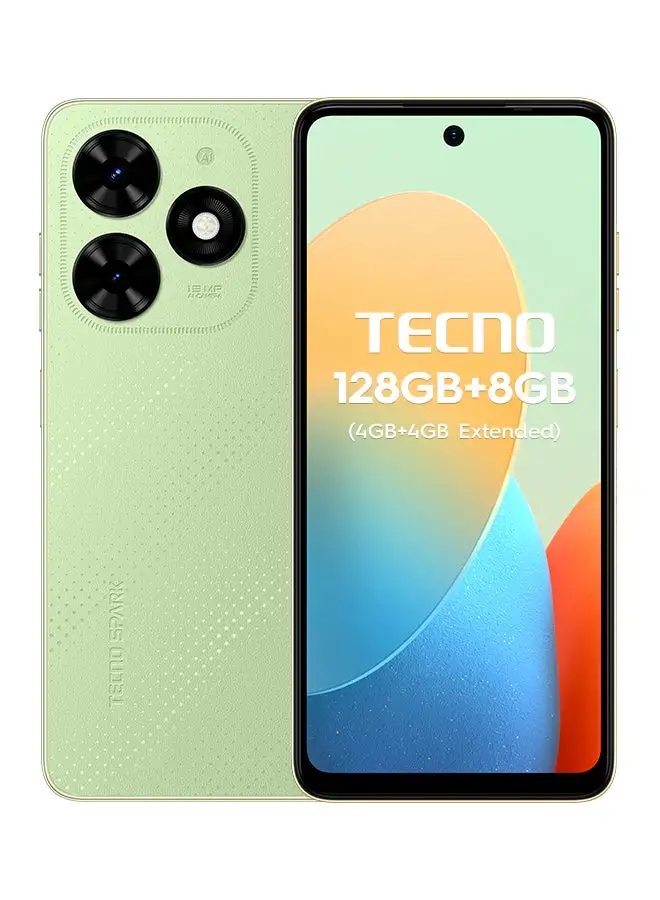 TECNO Spark Go 2024 Dual SIM Magic Skin Green 4+4GB RAM 128GB 4G - Middle East Version
