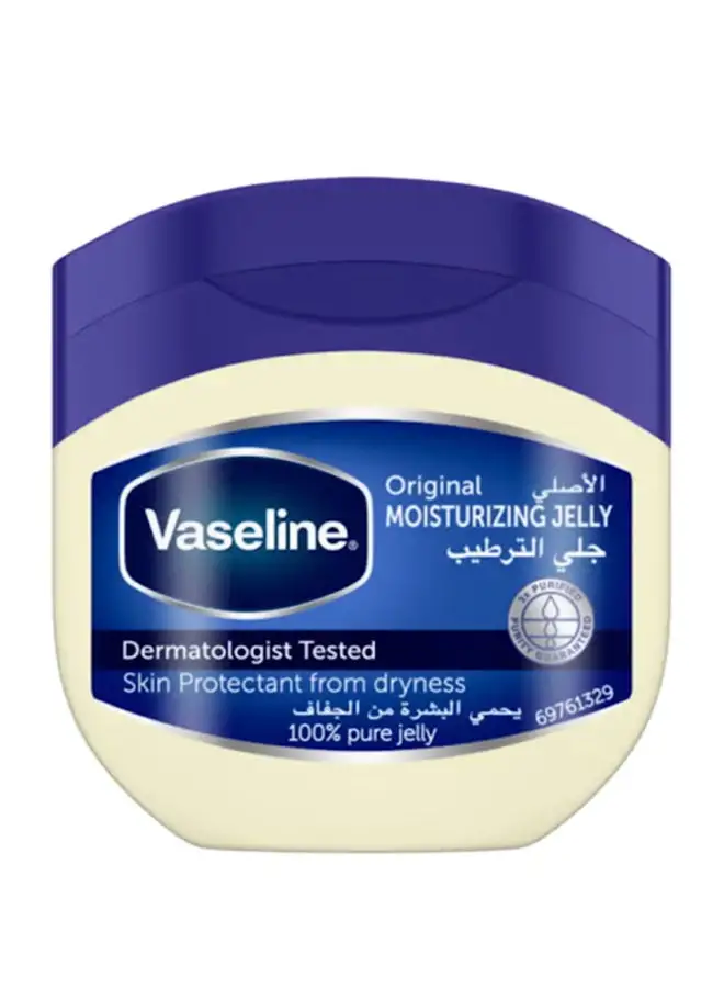 Vaseline Original Moisturizing Jelly With Triple Purified Formula Skin Protectant From Dryness Clear 100ml