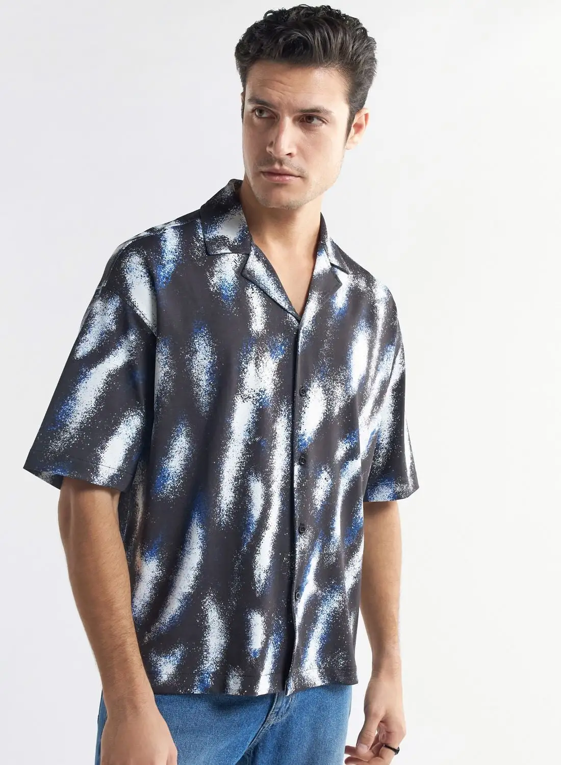 FAV Abstract Printed Relaxed Fit Shirt