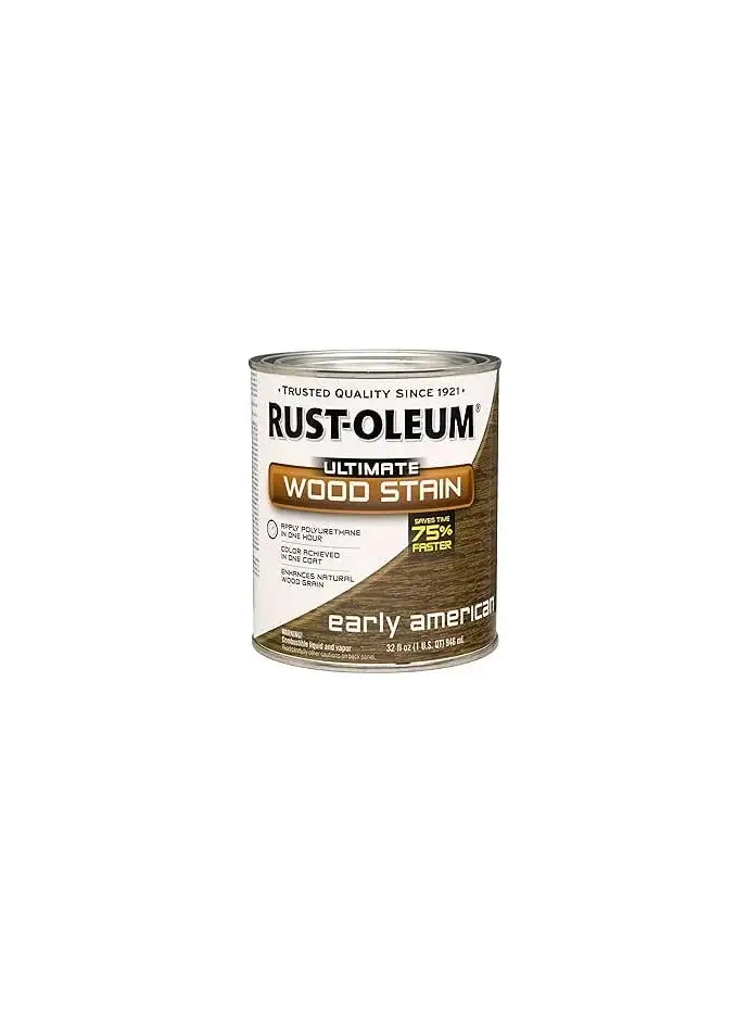 RUST-OLEUM Rust-Oleum 260146 Ultimate Wood Stain, Quart, Early American