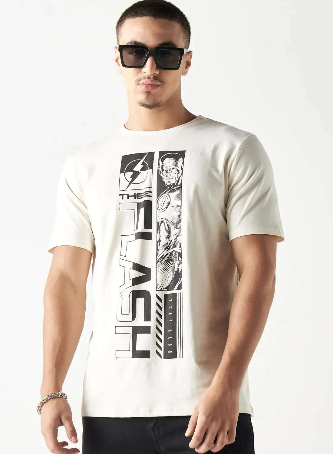 SP Characters Flash Graphic Print T-Shirt