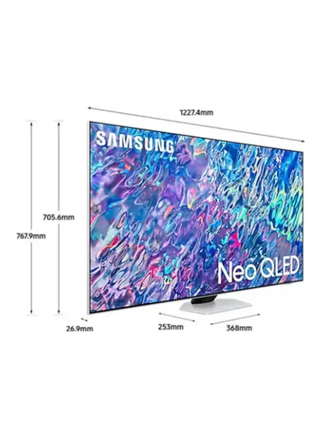 Samsung 55 Inch QLED Smart TV, Neo QLED 4K, Titan Black, 2023, Neural Quantum Processor 4K, NeoSlim Design, OTS, QA55QN85CAUXSA And Native 120HZ Refresh Rate QA55QN85CAUXSA Black