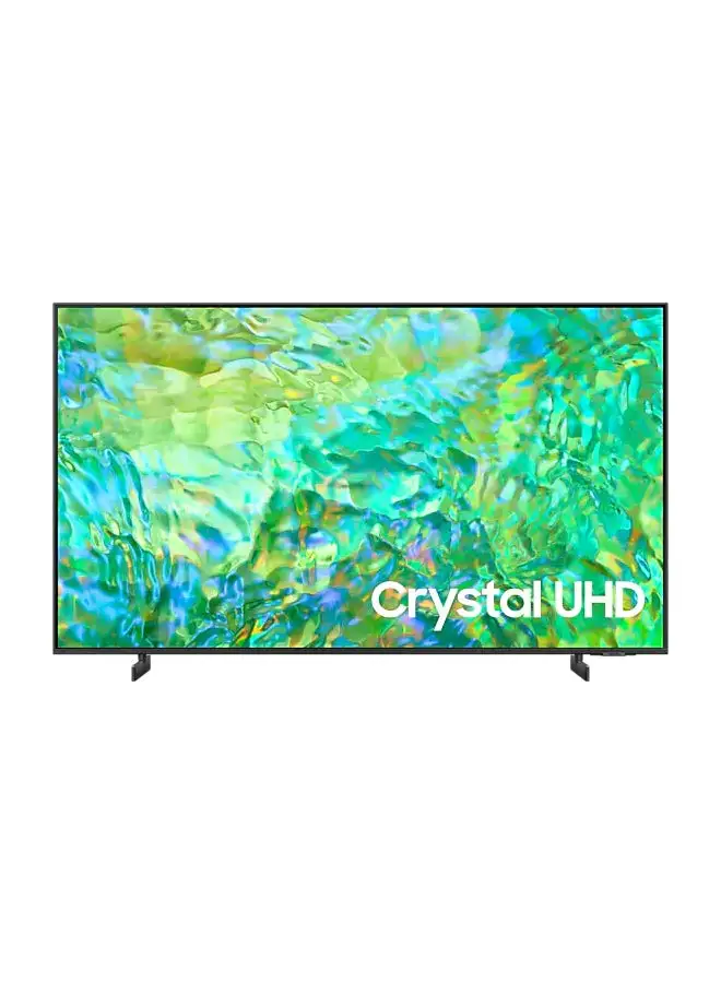 Samsung 55 Inch Smart TV, Crystal UHD 4K, Titan Gray, 2023, Crystal Processor 4K, Airslim, Dynamic Crystal Color UA55CU8000UXSA Black