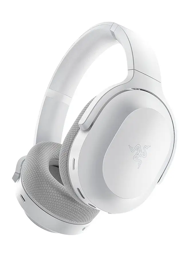 RAZER Razer Barracuda Wireless Gaming & Mobile Headset (PC, Playstation, Switch, Android, iOS): 2.4GHz Wireless + Bluetooth - Integrated Noise-Cancelling Mic - 50mm Drivers - 40 Hr Battery - Mercury White