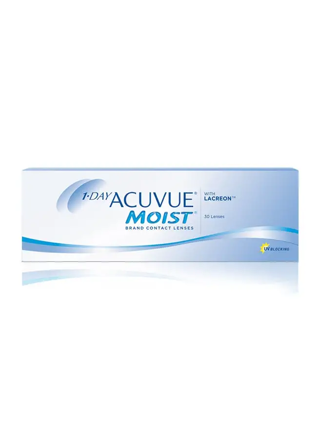 ACUVUE Pack Of 30 Moist Daily Disposable Clear Lenses