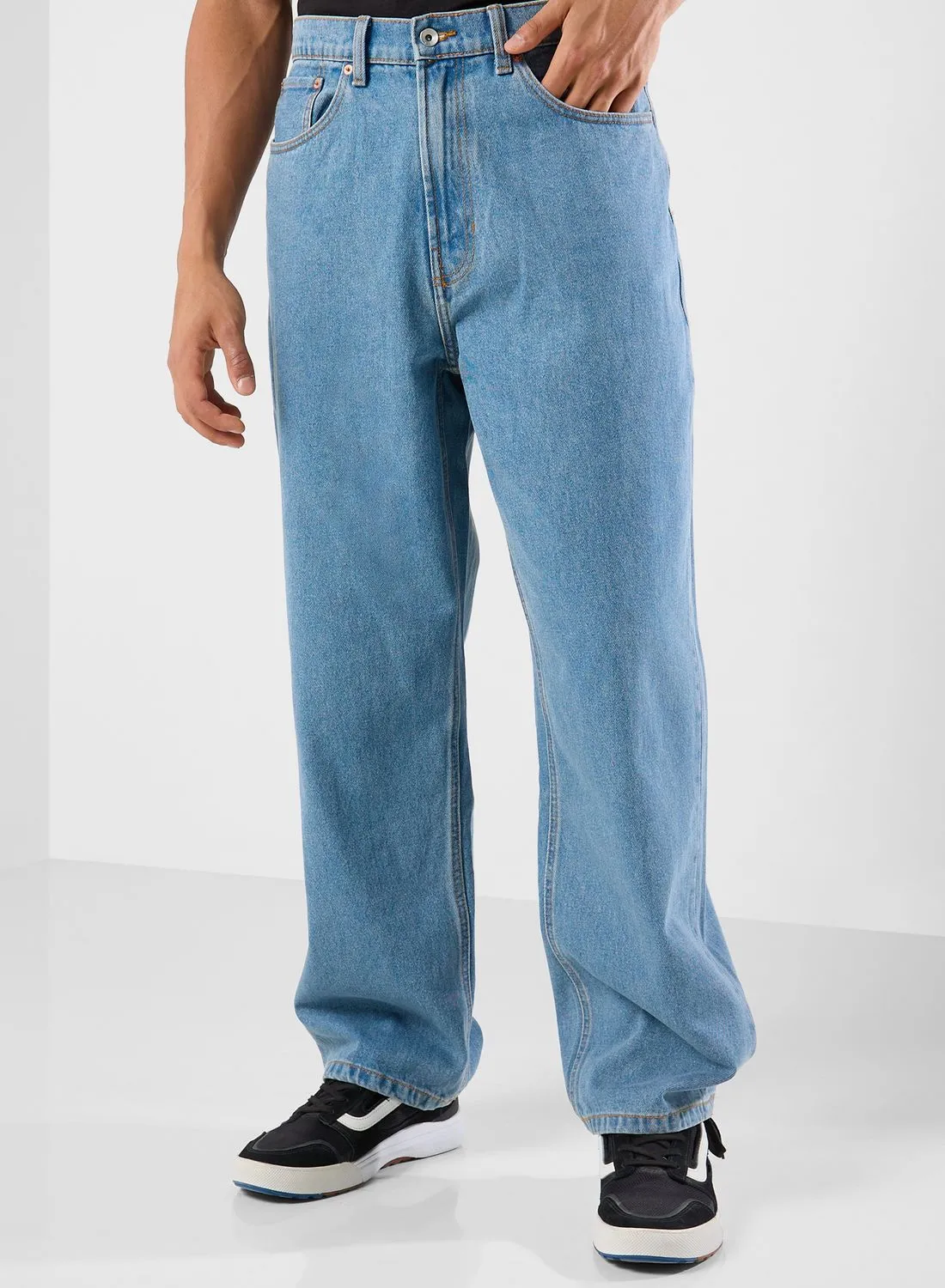 VANS Check 5 Baggy Denim Jeans