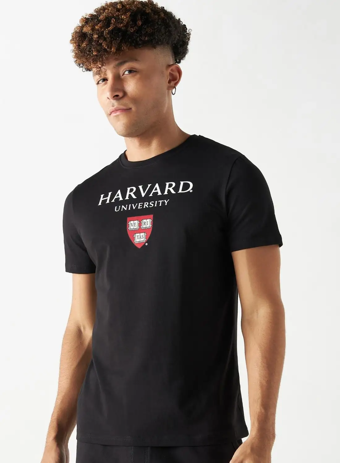 SP Characters Harvard Print Crew Neck T-Shirt