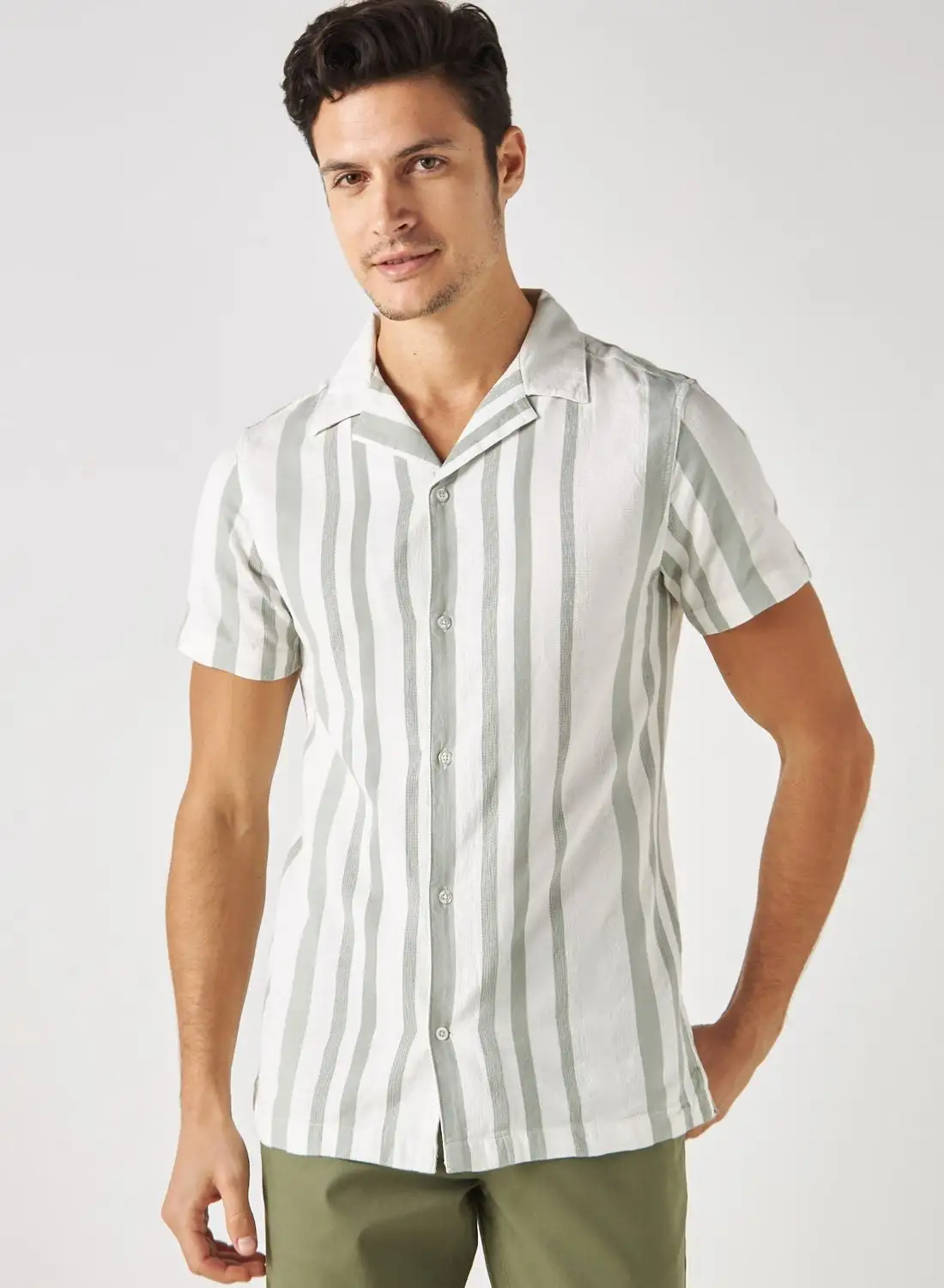 Iconic Striped Relaxed Fit Shirt