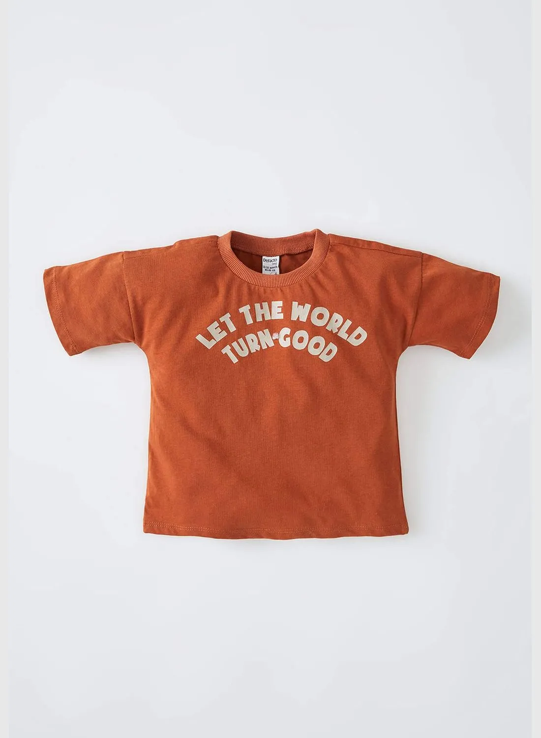 DeFacto BabyBoy Knitted Regular Fit Short Sleeve T-Shirt