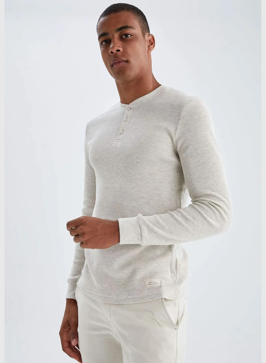 DeFacto Man Knitted Slim Fit Body