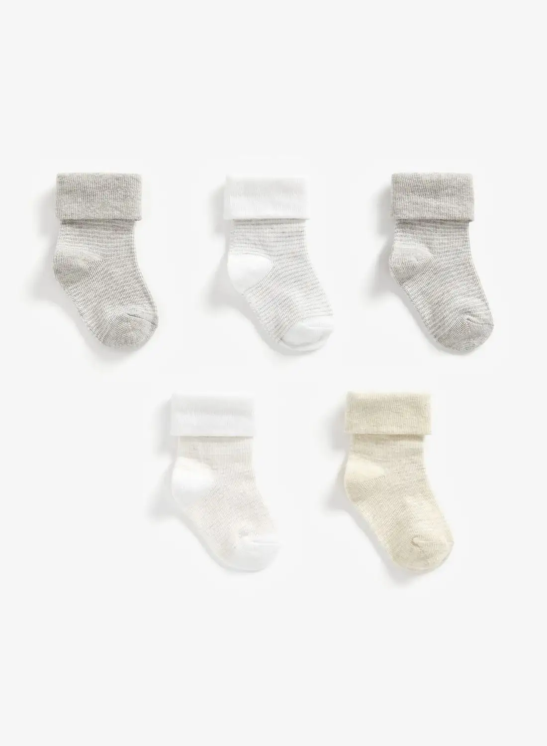 mothercare Infant 5 Pack Assorted Socks