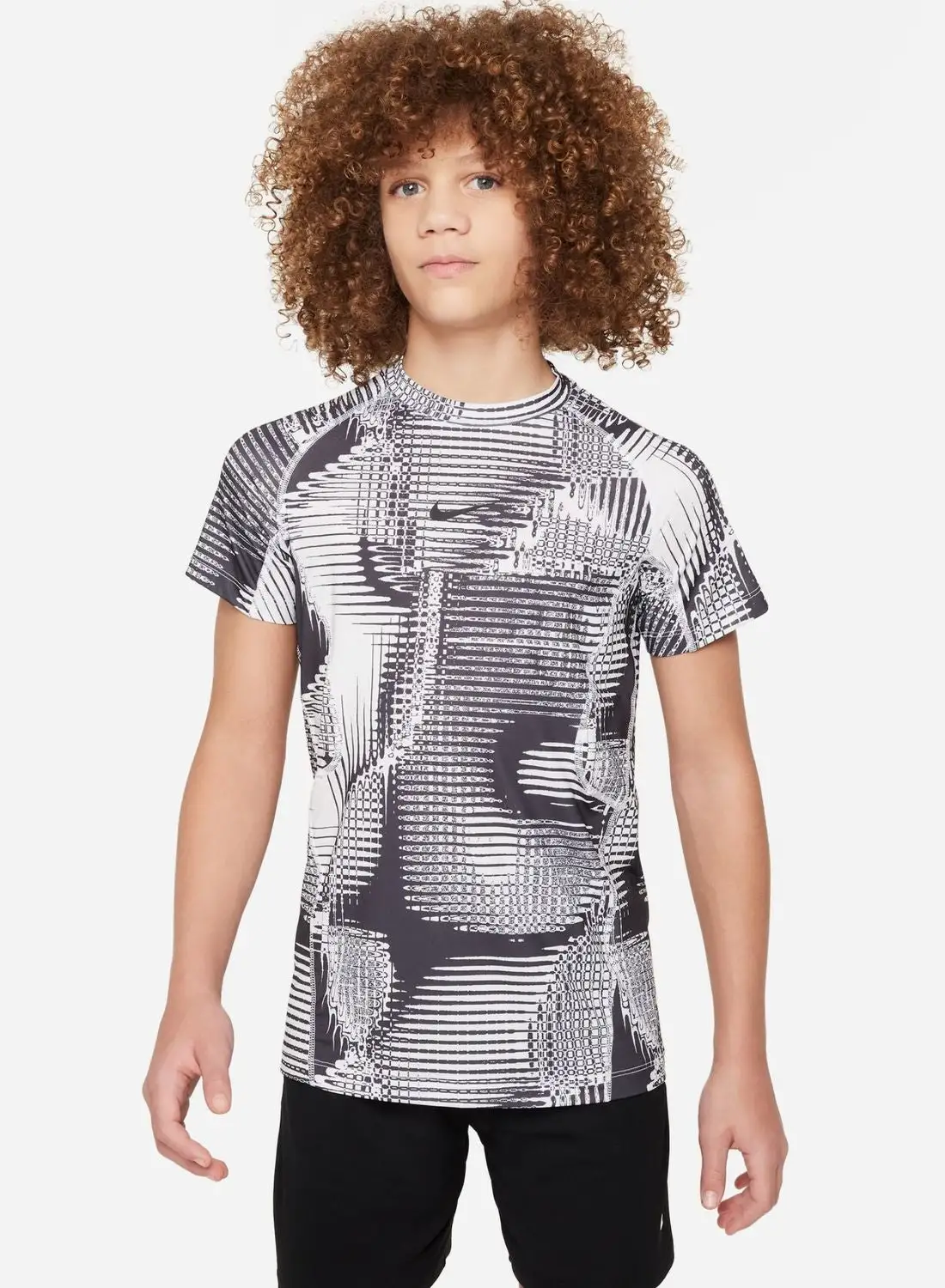 Nike Youth Dri-Fit Pro Aop T-Shirt