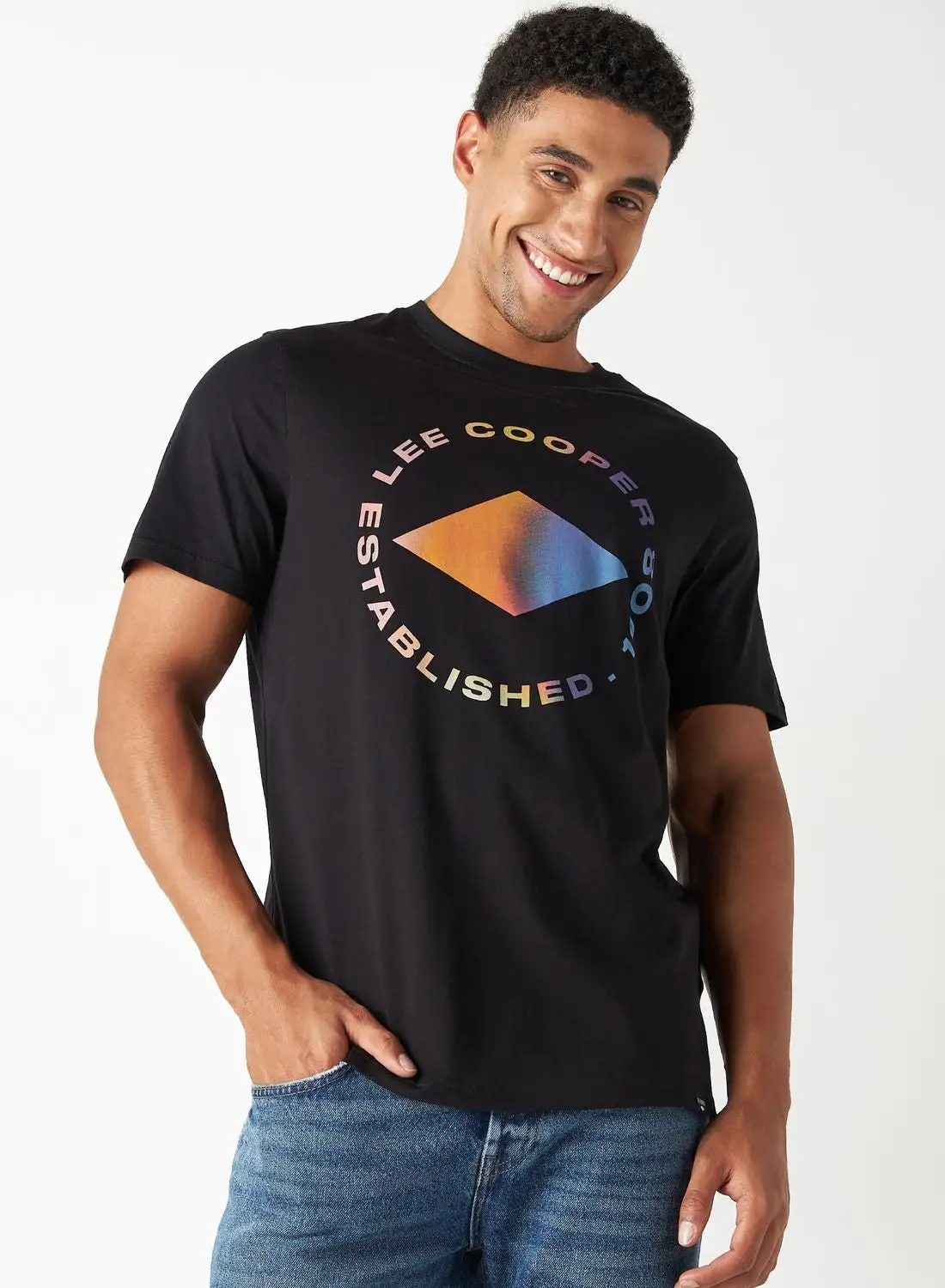 Lee Cooper Graphic Crew Neck T-Shirt