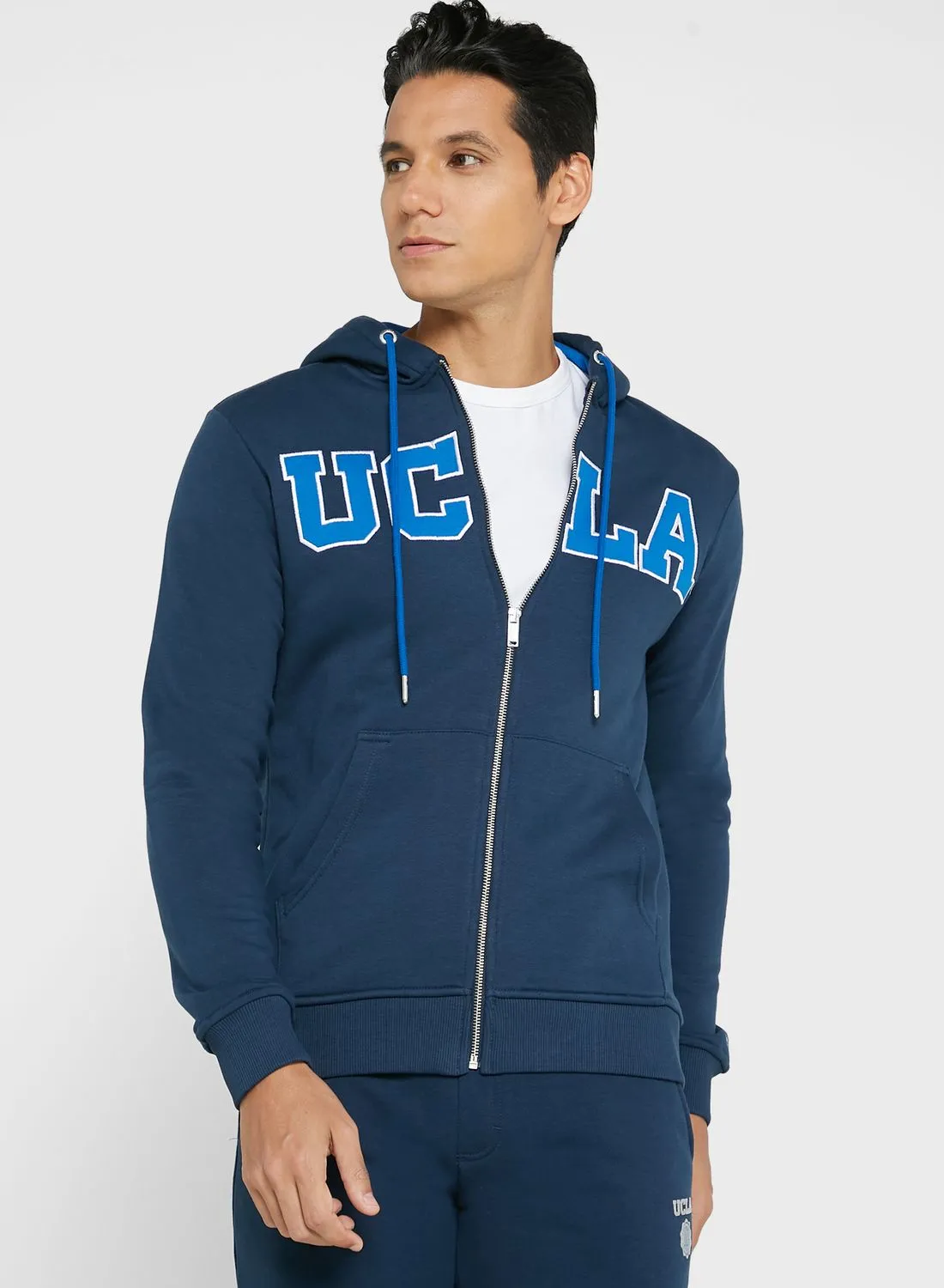 UCLA Logo Zip Throug Hoodie