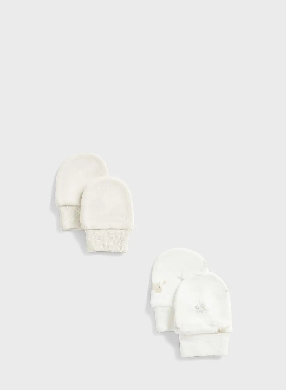 mothercare Infant 2 Pack Essential Mitts