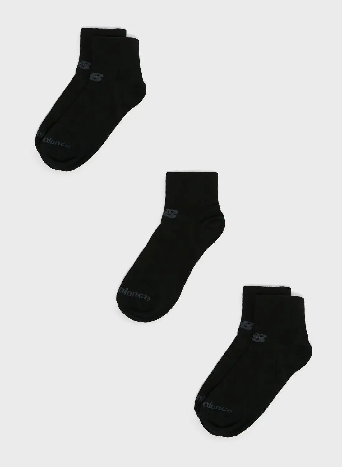 New Balance 2 Pack No Show Knit Socks