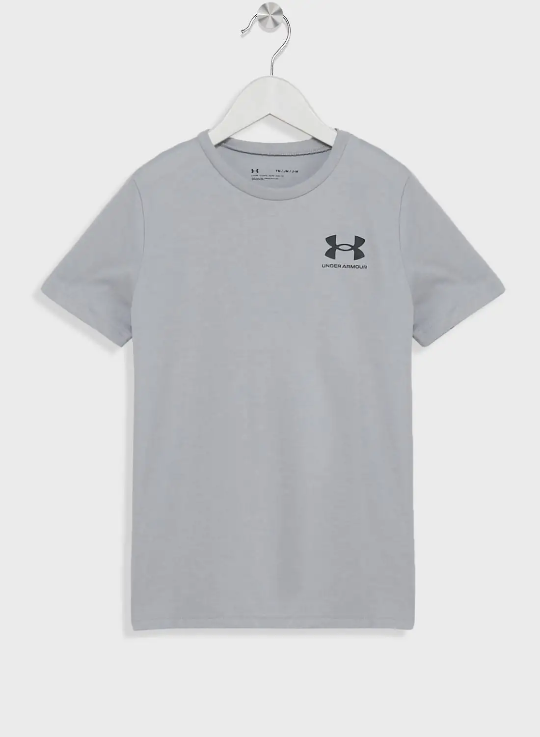 UNDER ARMOUR Boys' Sportstyle Left Chest Logo Short Sleeve T-shirt