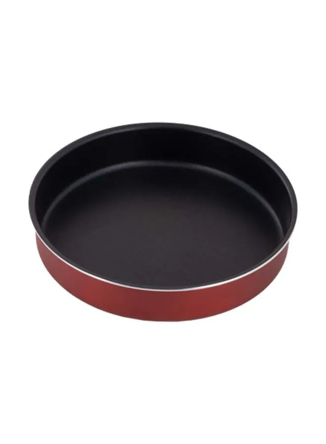 Alsaif Vetro Round Pan Non Stick (Coating Interior) 32X5Cm  Wine Red K797007/32