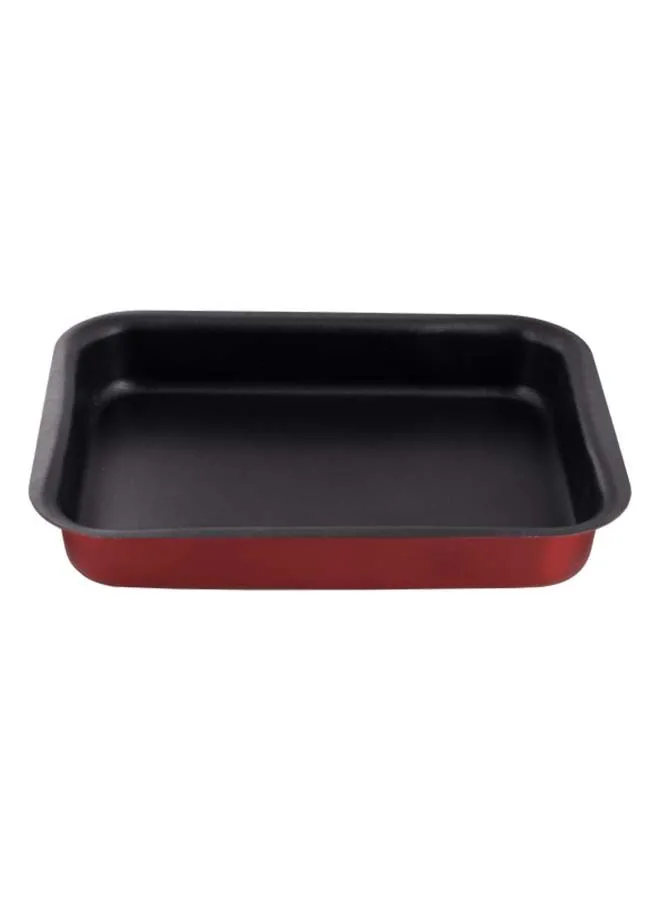 Alsaif Vetro Rectangle Pan Non Stick (Coating Interior) 41X29Cm  Wine Red K797009/41