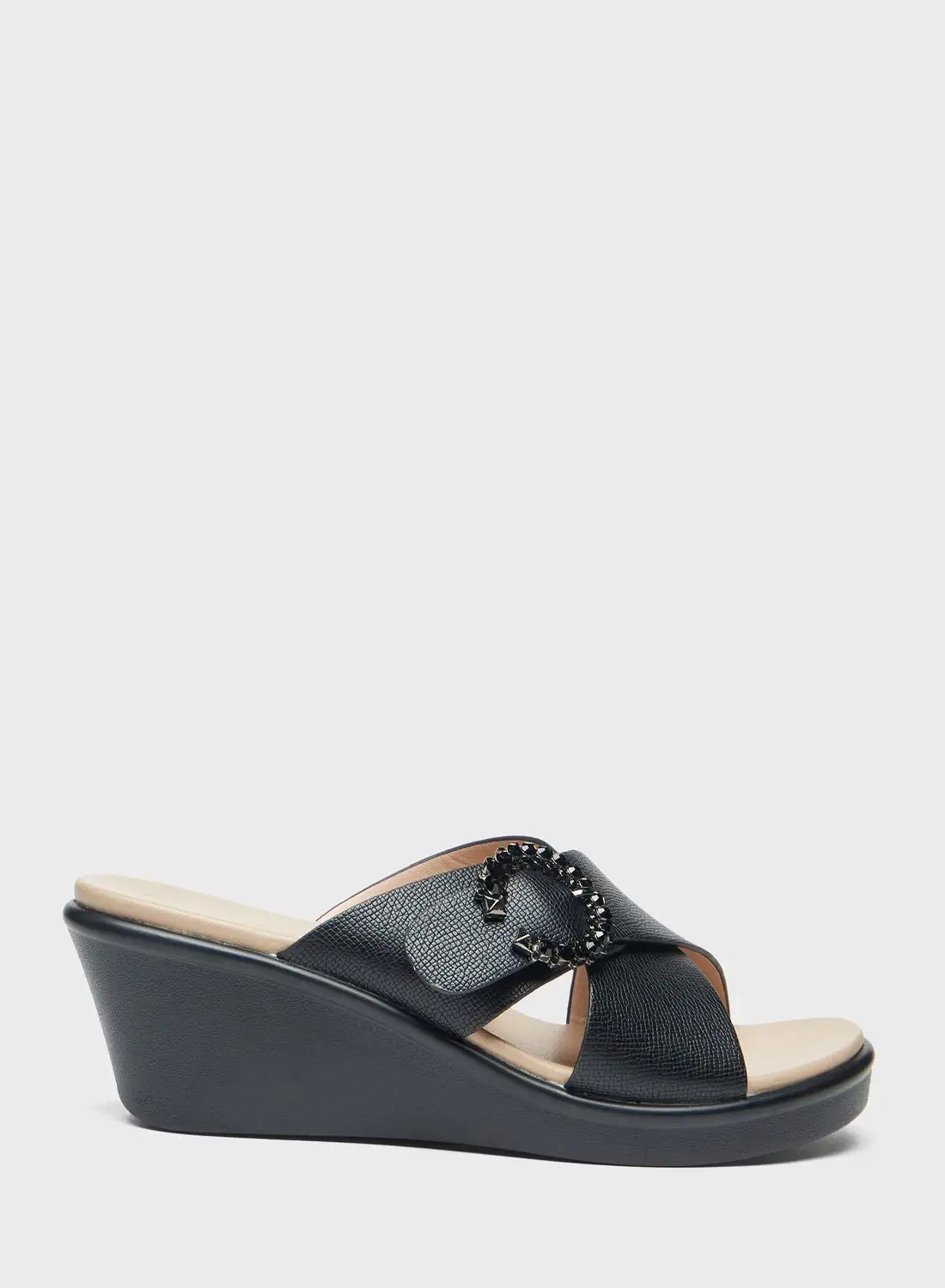 Le Confort X Strap Wedge Sandals