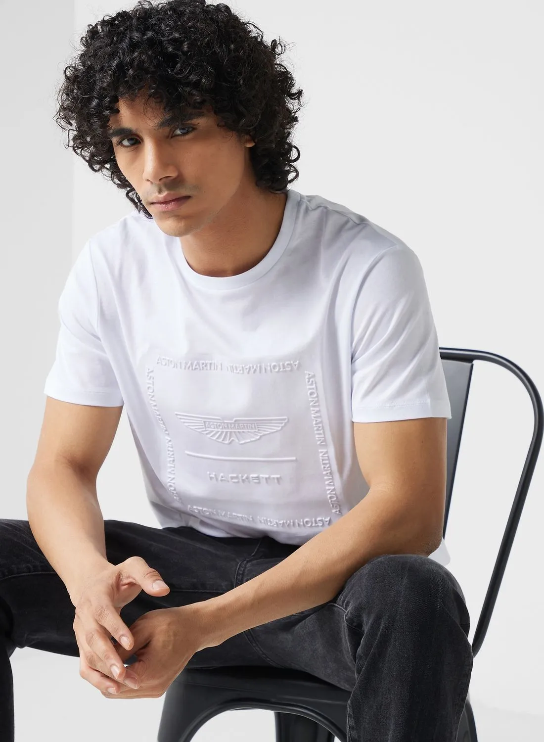 Hackett Graphic Crew Neck T-Shirt