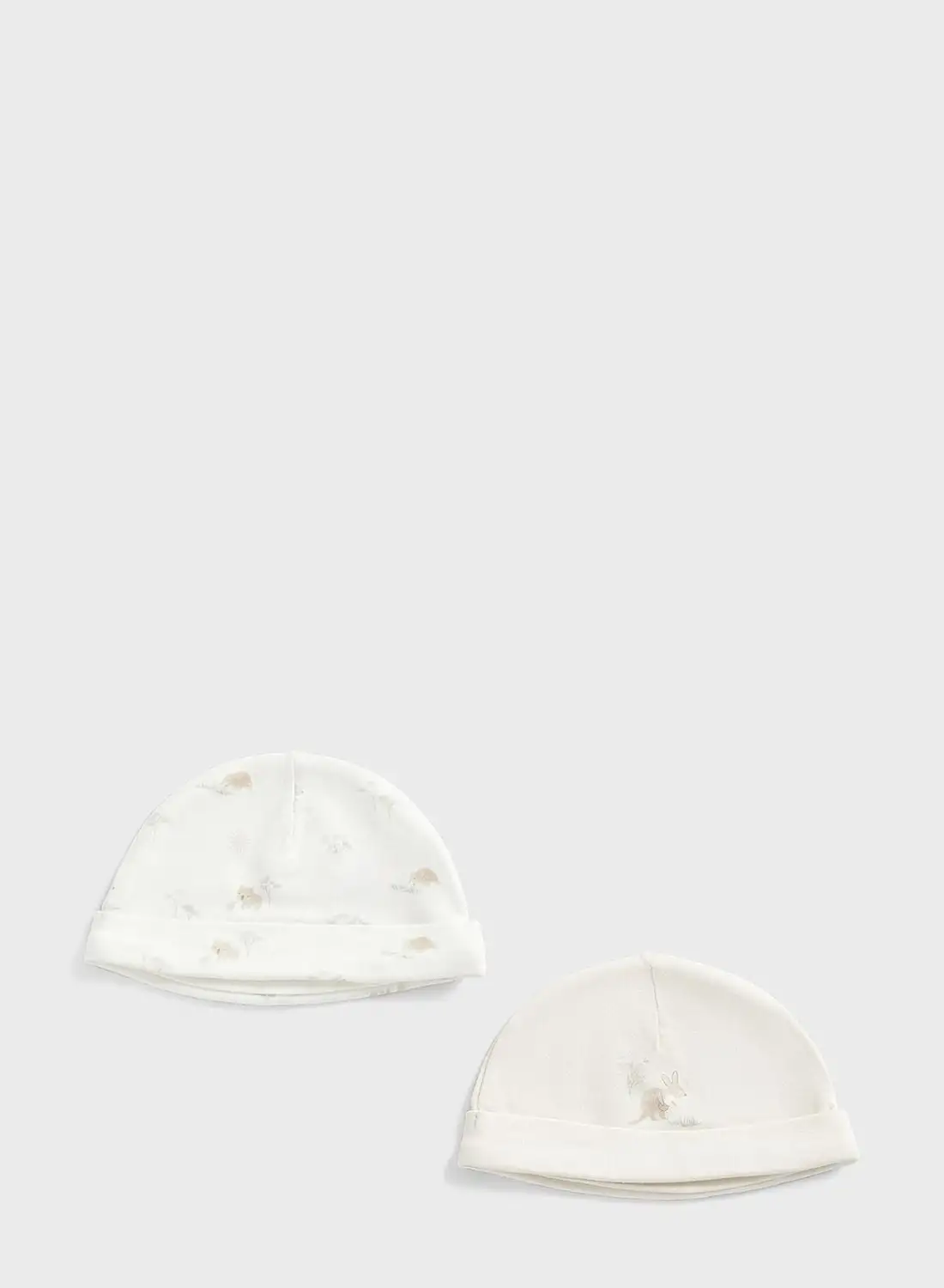mothercare Infant 2 Pack Essential Hat