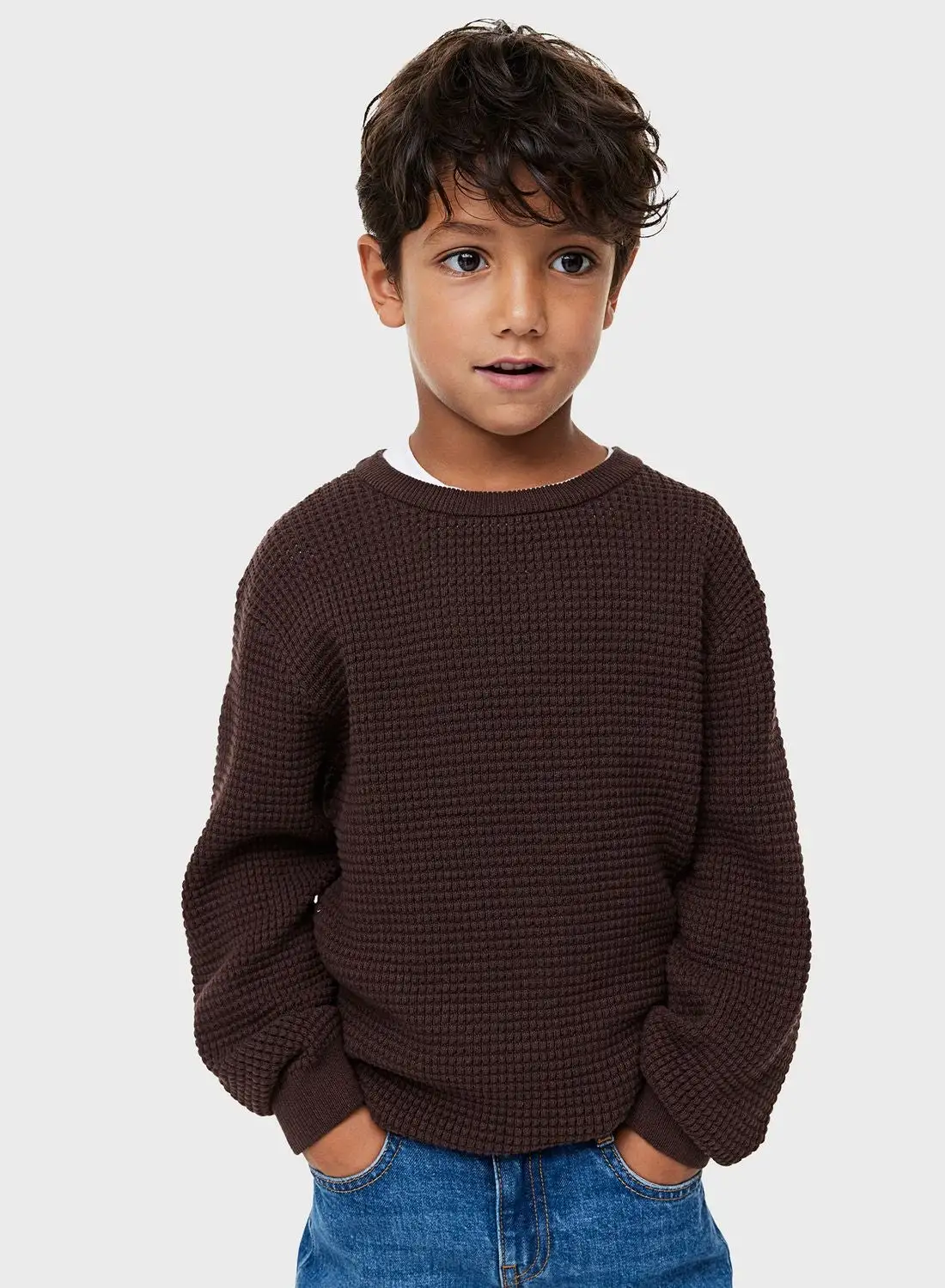 H&M Kids Essential Waffle Knit Sweater
