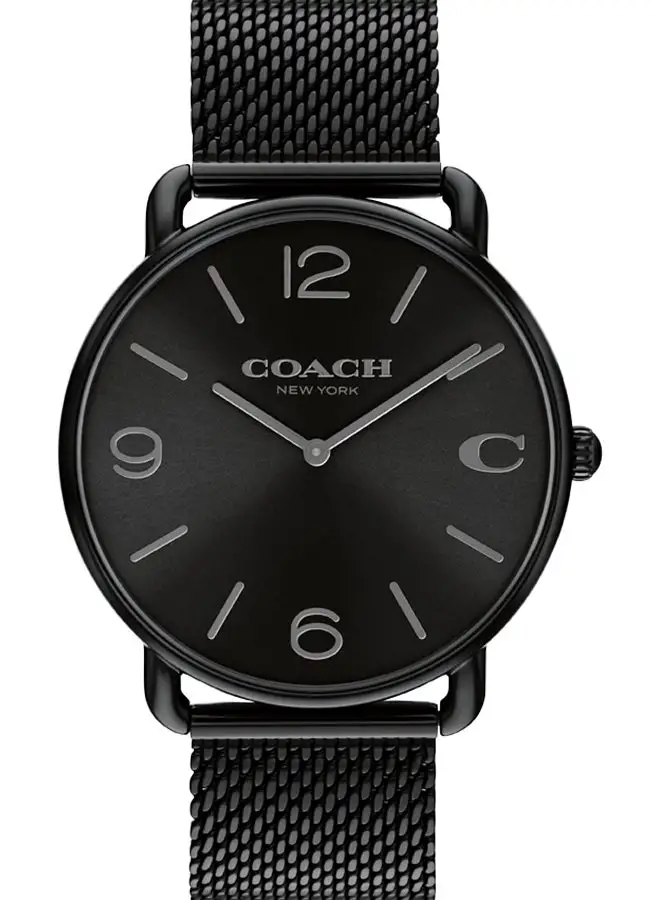 COACH Men's Analog Round Shape Stainless Steel Wrist Watch 14602651 - 41 Mm