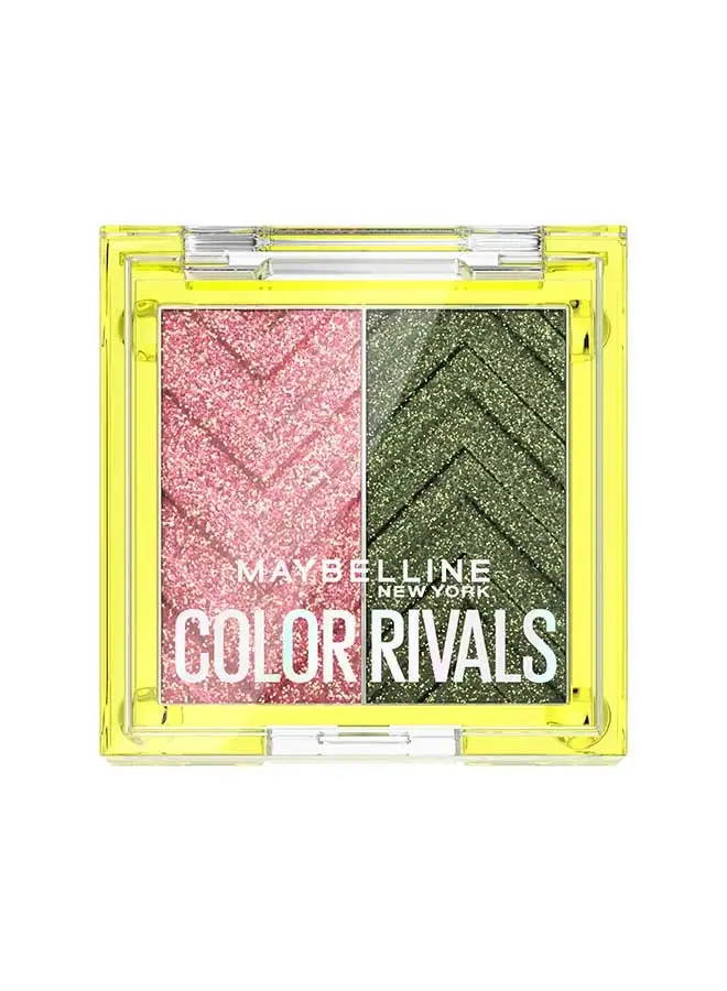 MAYBELLINE NEW YORK Color Rivals Eyeshadow Duo  Waterproof Urban And Wild