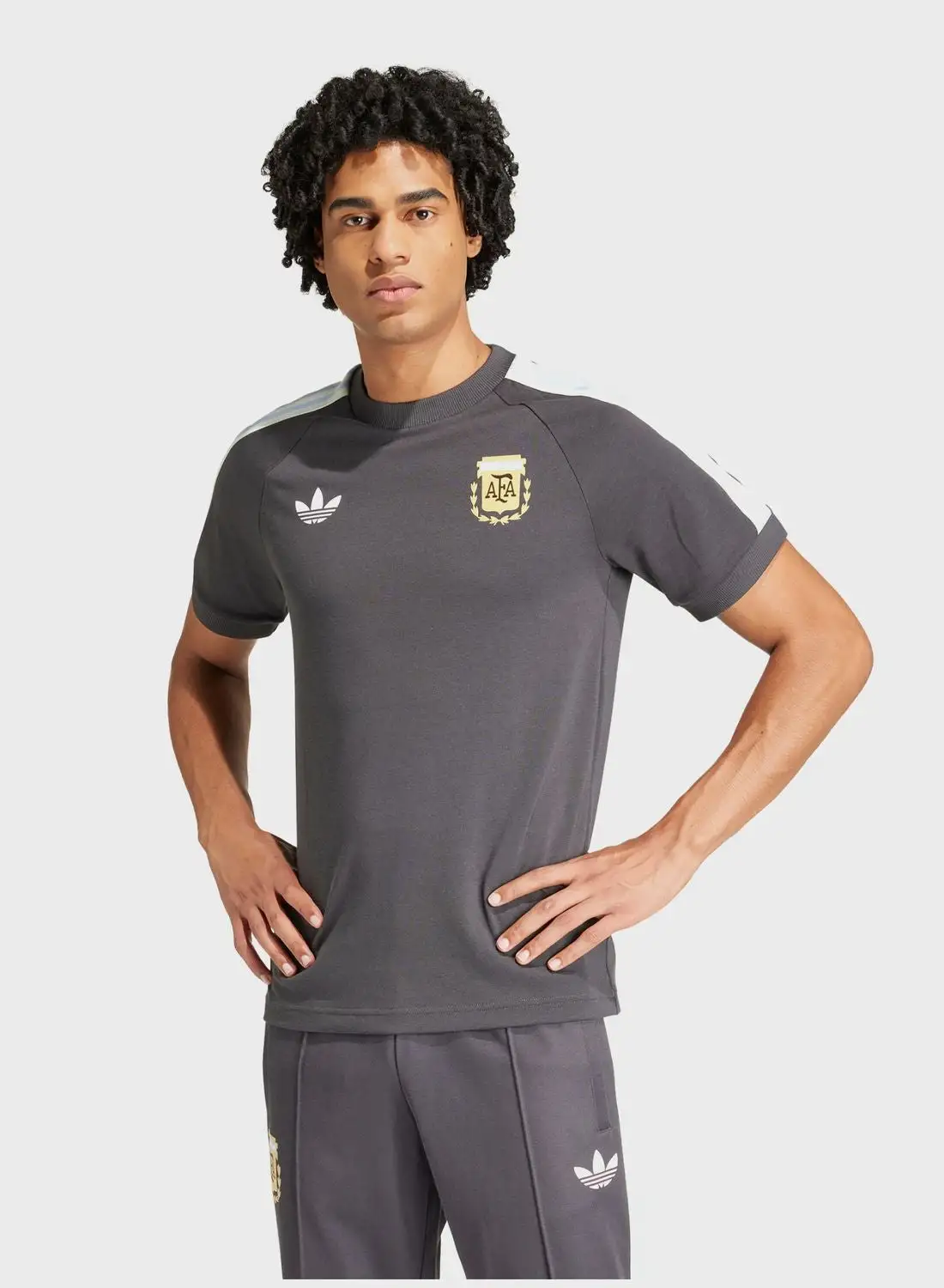 Adidas 3 Stripes Argentina Football Association T-Shirt