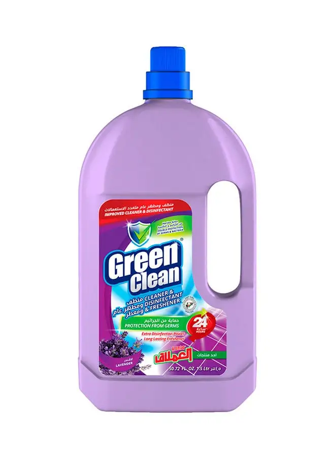Green Clean Multipurpose Disinfectant Lavender 1.5Liters