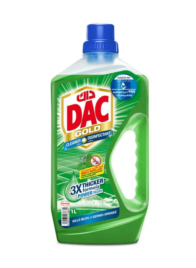 Dac Gold Multi Purpose Disinfectant And Liquid Cleaner Green 1Liters